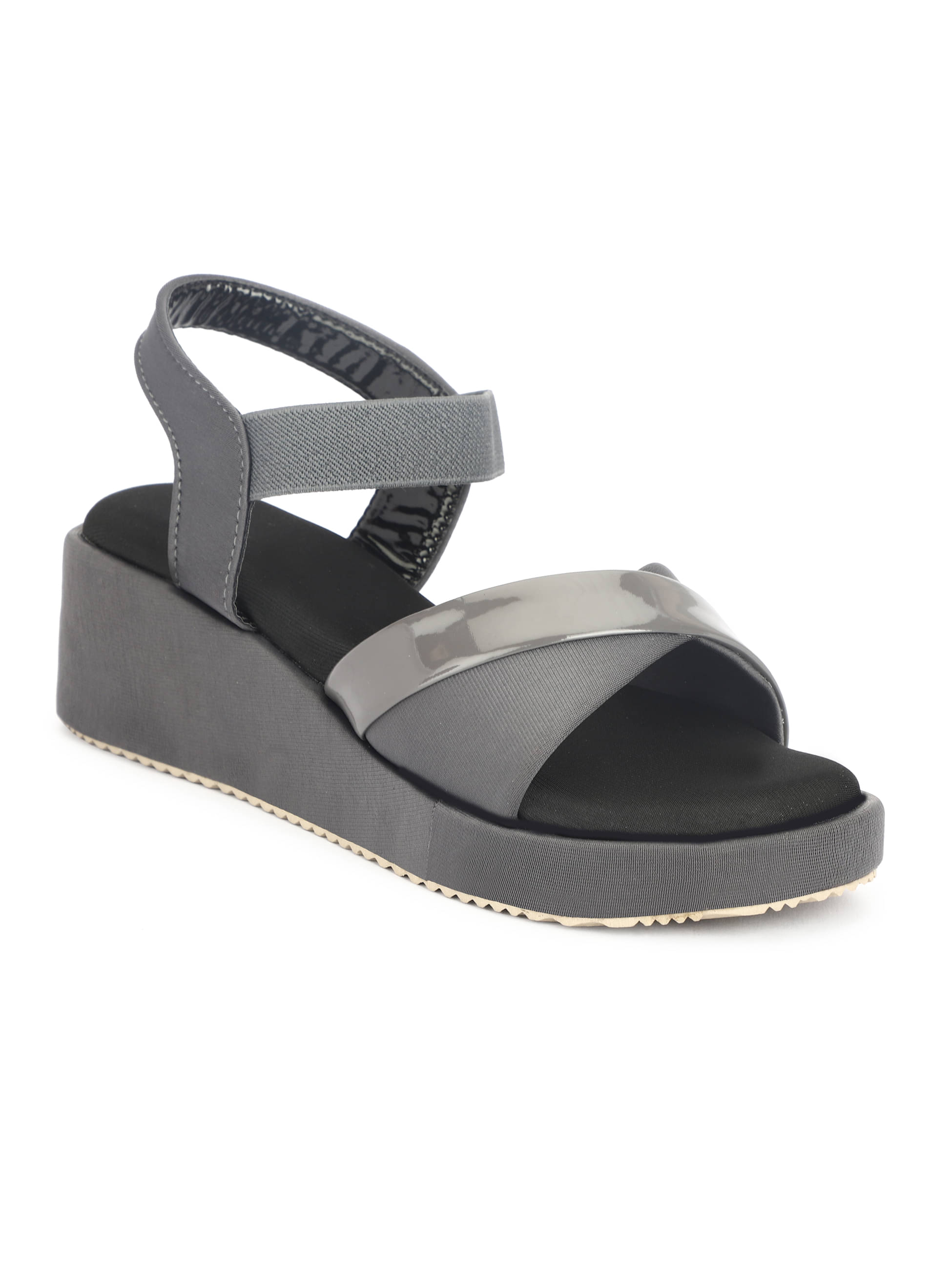     			Rimezs Gray Women's Sandal Heels