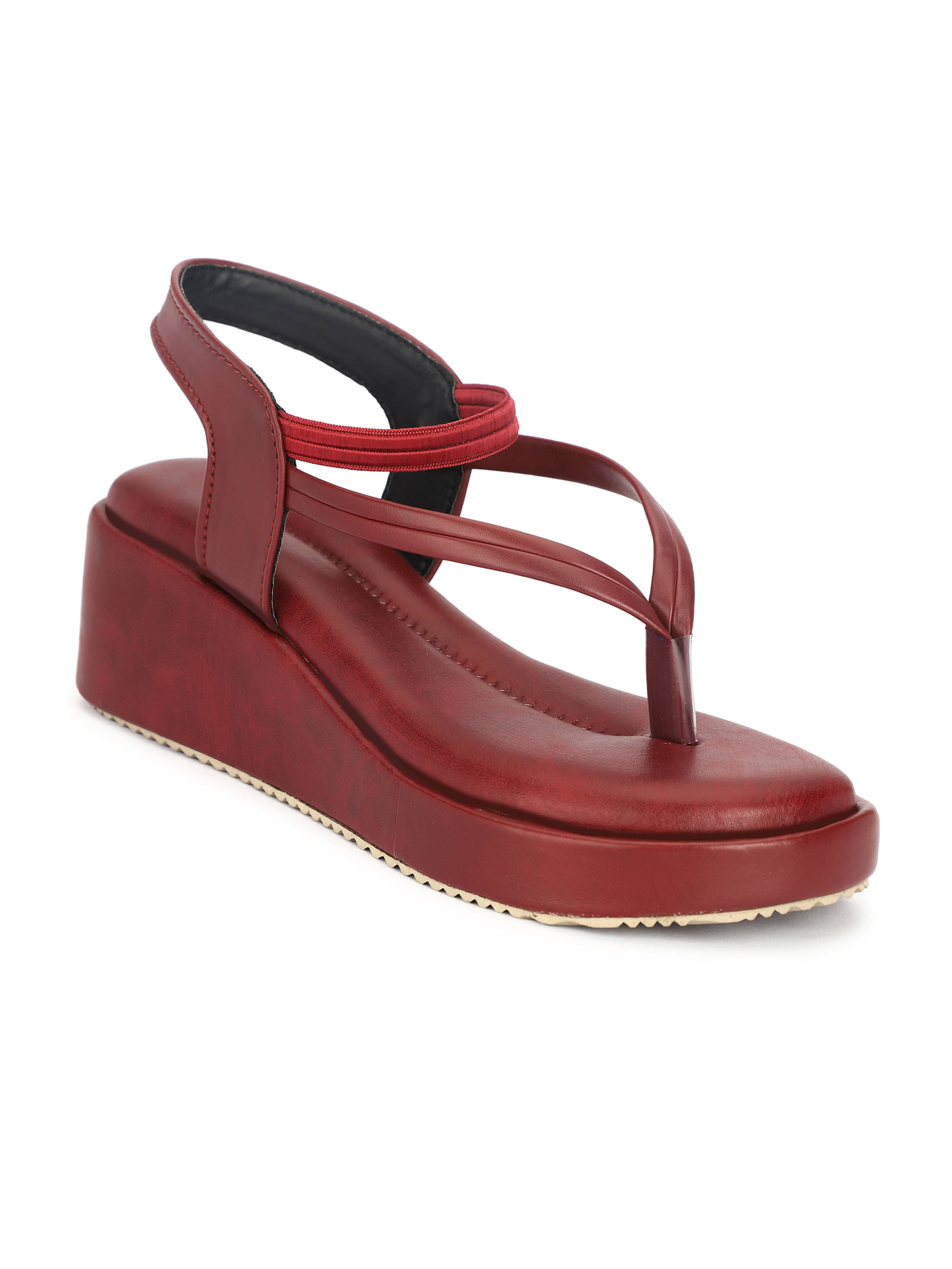     			Rimezs Maroon Women's Sandal Heels