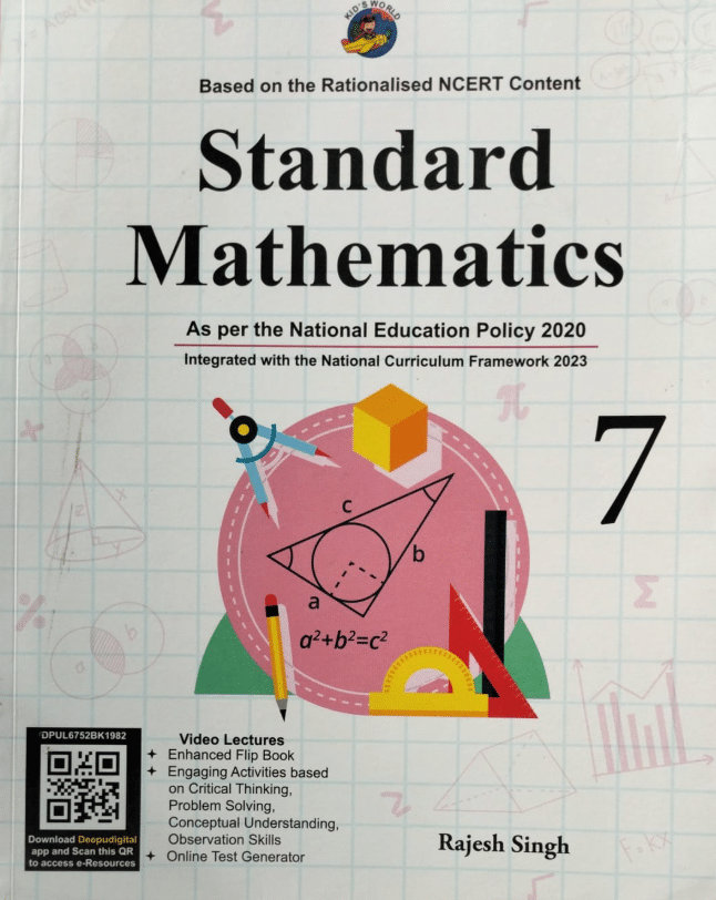     			STANDARD MATHEMATICS CLASS 7