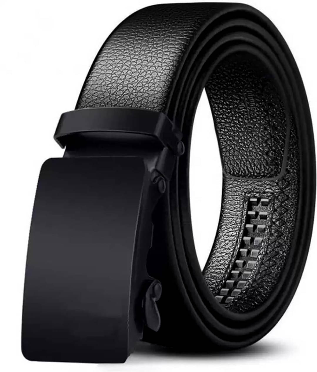 SUNSHOPPING - Black Synthetic Men's Formal Belt ( Pack of 1 ) SUNSHOPPING - Black Synthetic Men's Formal Belt ( Pack of 1 )