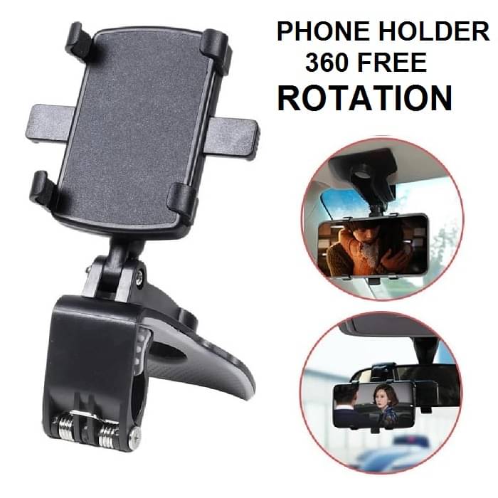     			Shop To Shop Dashboard & Windshield Horizontal Clip Car Mobile Holder - Black