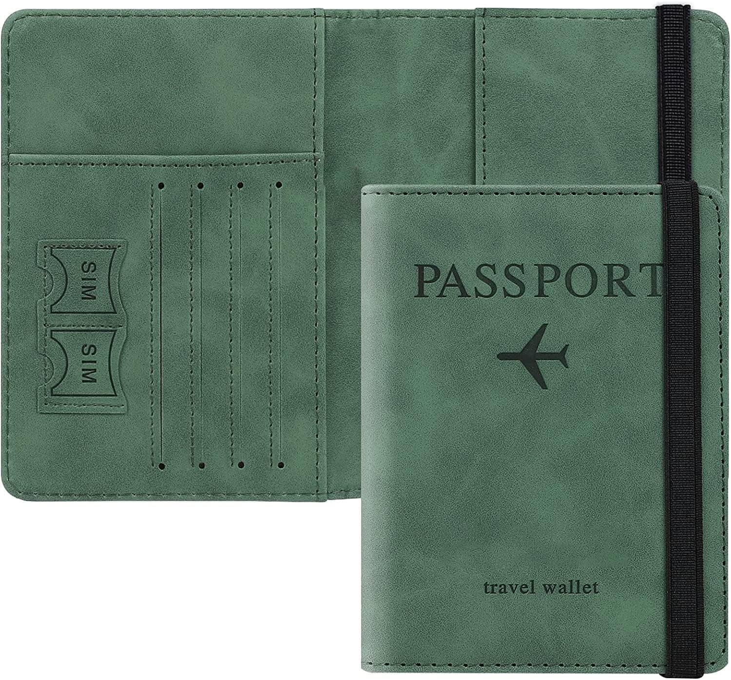 Stealodeal PU Leather P.U. Green Passport Holder - Handbags | Buy online on ZillyBuy
