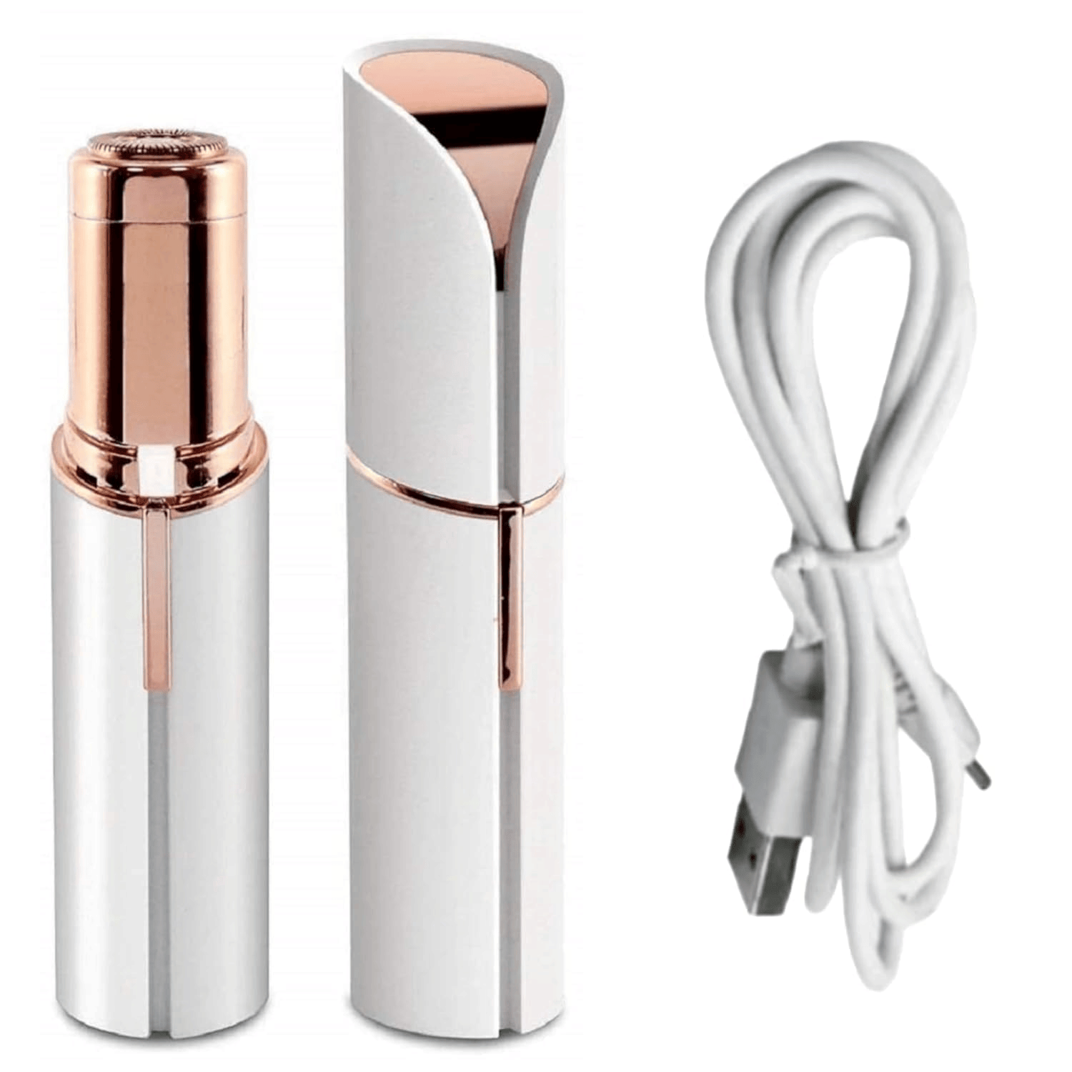     			TISYAA NA White Cordless Eyebrow Trimmer With 45 minutes Runtime