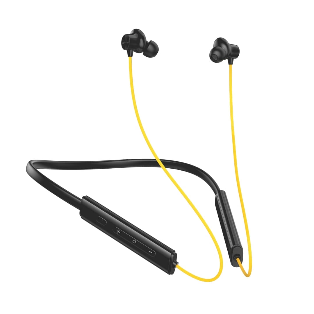 TecSox Zapp300 Bluetooth Neckband | 30H Playtime | Deep Bass | Yellow TecSox Zapp300 Bluetooth Neckband | 30H Playtime | Deep Bass | Yellow