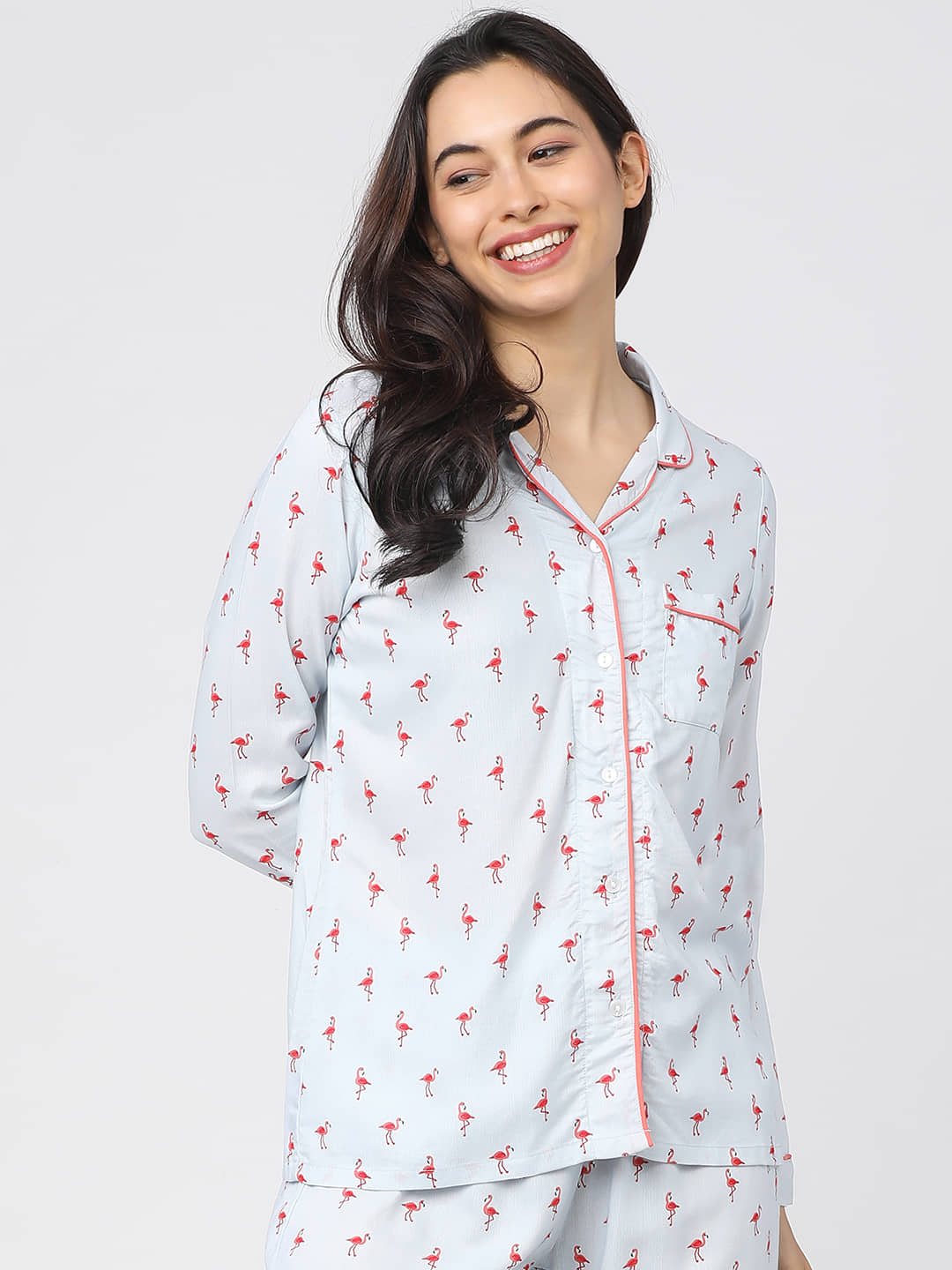 Tokyo Talkies Women Printed Viscose Shirt ( Multicolor )
