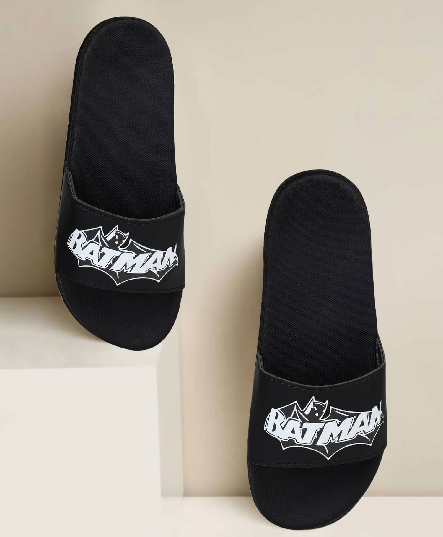     			Tzen White Men's Slide Flip Flop