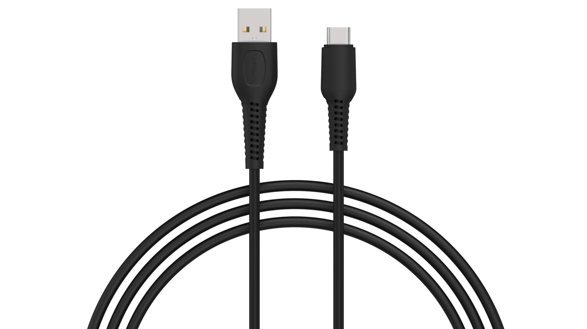 UTRAX Black 3A Type C Cable 1 Meter UTRAX Black 3A Type C Cable 1 Meter