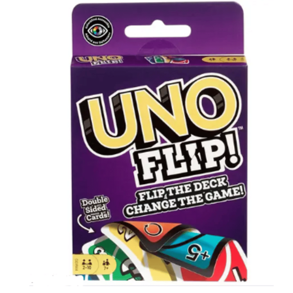     			Uno Flip Side Card Game, Multi Color