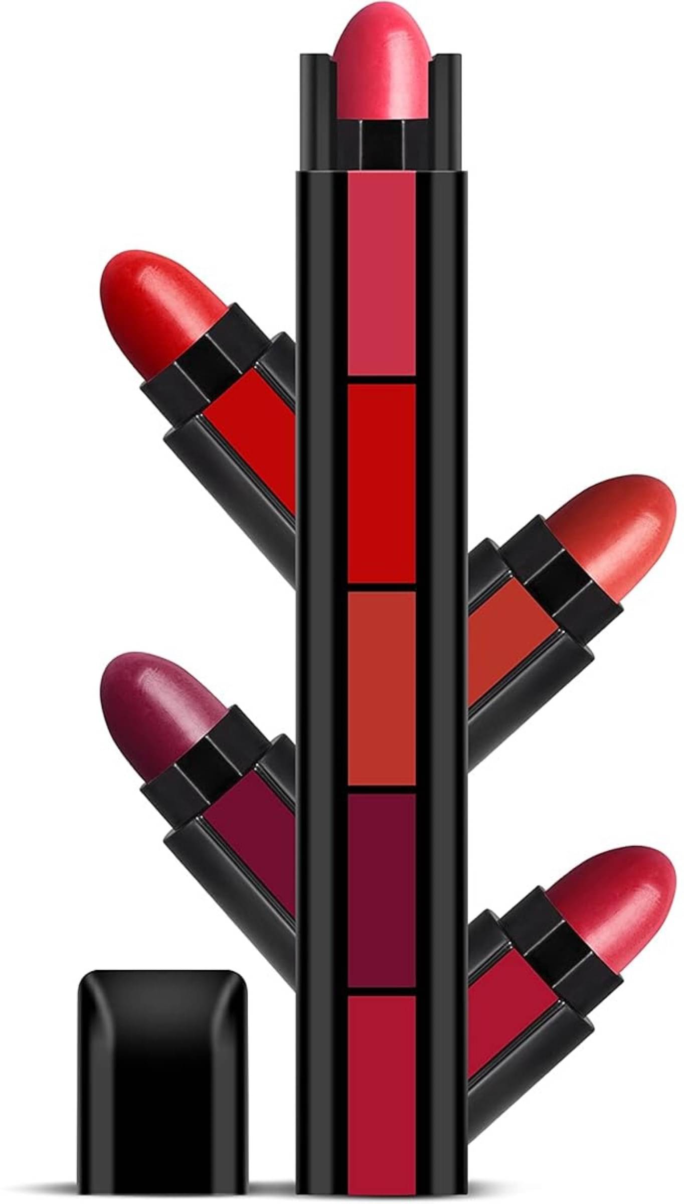     			VAGONS Red Matte Long Lasting Crayon Lipstick ( Pack of 1 )