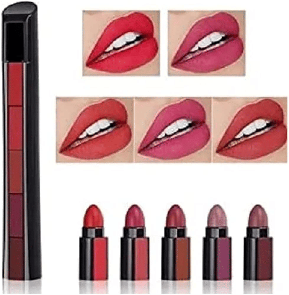     			VAGONS Red Matte Long Lasting Crayon Lipstick ( Pack of 1 )