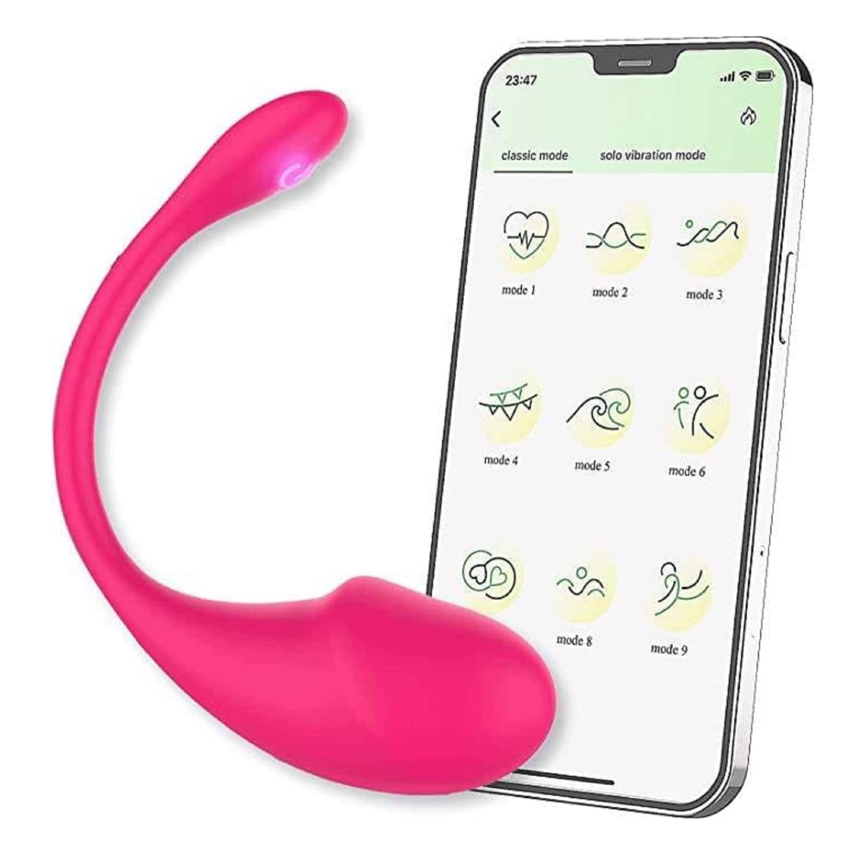 Vibrations Mobile App Operated Portable Manual Massager Vibrations Mobile App Operated Portable Manual Massager