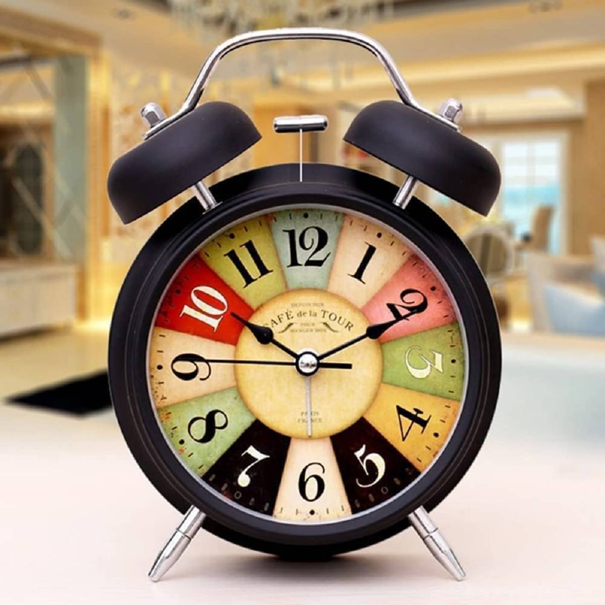 Whimsy Analog Analog_Round_Clock Alarm Clock - Pack of 1 Whimsy Analog Analog_Round_Clock Alarm Clock - Pack of 1