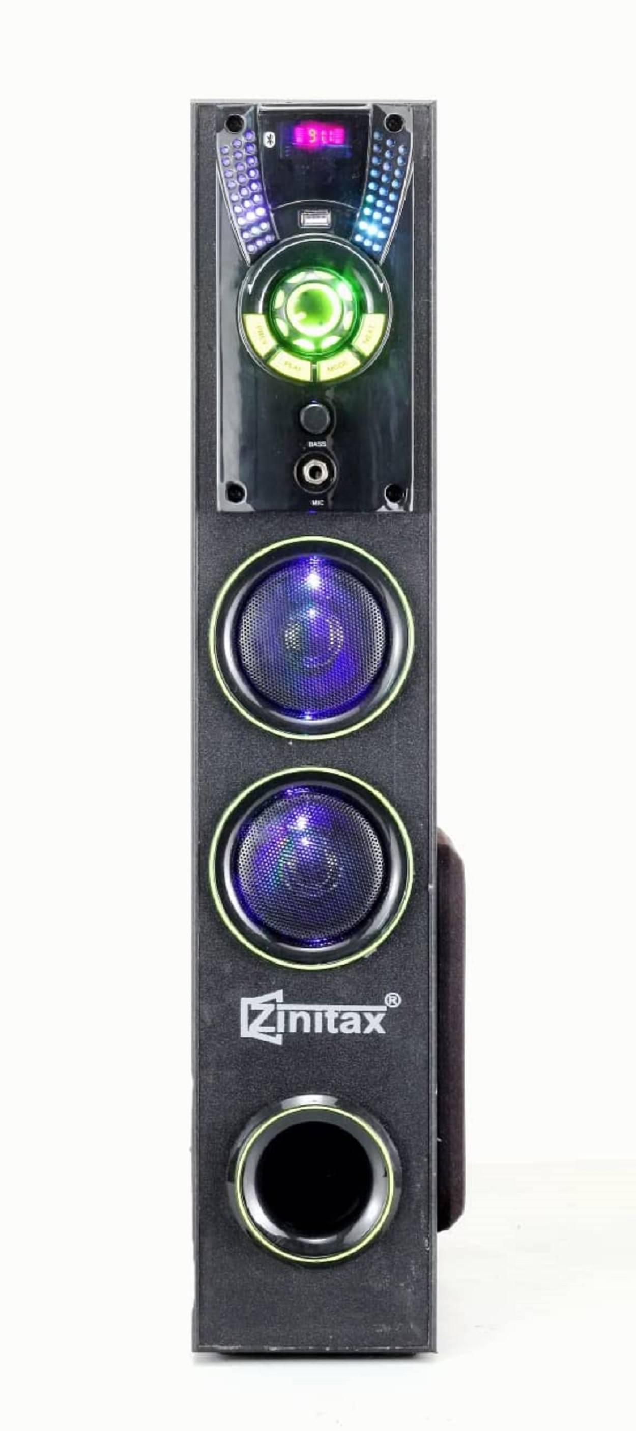     			ZINITEX BOOM A LED 290 W Bluetooth Speaker Bluetooth v5.0 with Aux,USB Playback Time 10 hrs Black