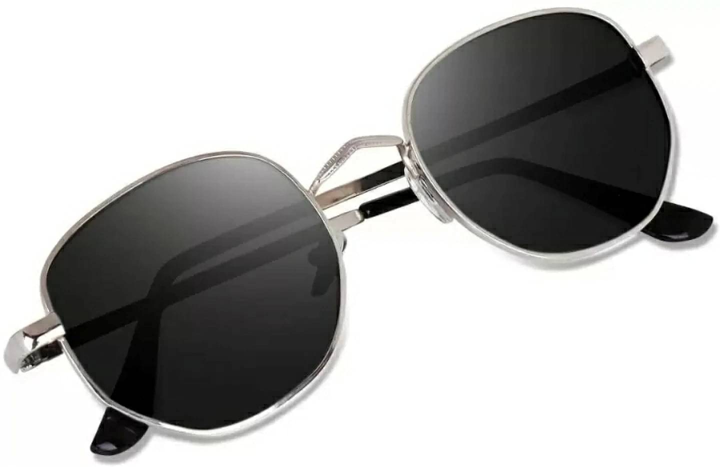 mahek accessories Silver Oval Sunglasses ( Pack of 1 ) mahek accessories Silver Oval Sunglasses ( Pack of 1 )