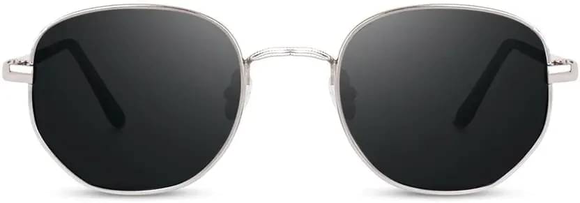     			mahek accessories Silver Oval Sunglasses ( Pack of 1 )