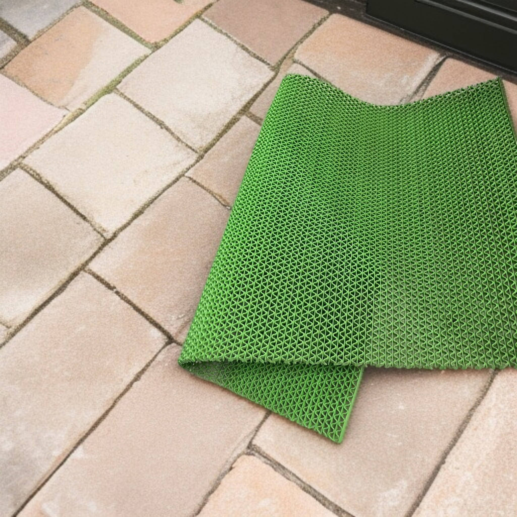     			mopak decor Set of 1 Anti-skid Rubber Door Mat ( 60 X 45 cm ) Green