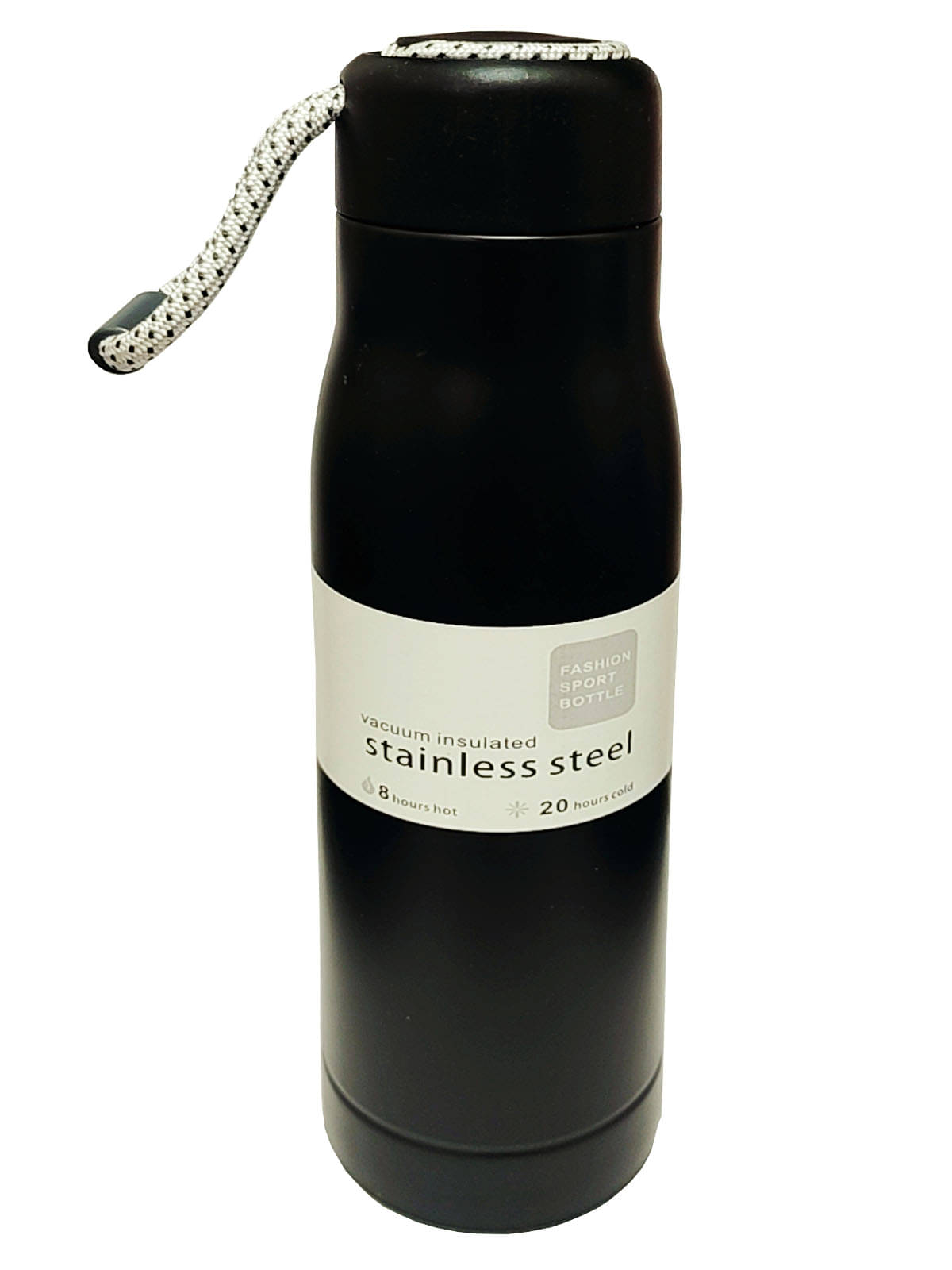 viDixn Double Wall Sports Hot & Cold Water Bottle Black Stainless Steel Water Bottle 500 mL ( Set of 1 ) viDixn Double Wall Sports Hot & Cold Water Bottle Black Stainless Steel Water Bottle 500 mL ( Set of 1 )