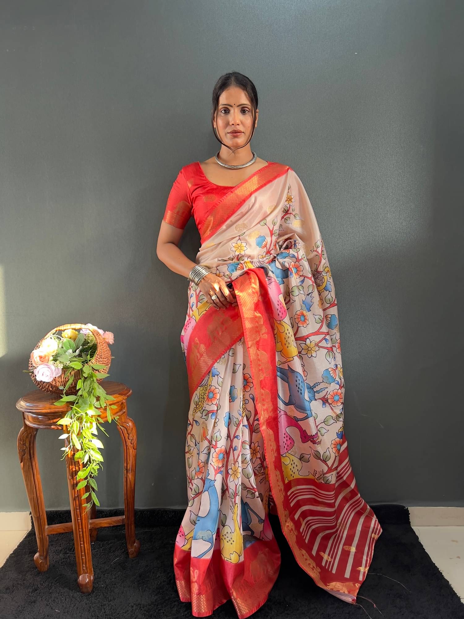 A TO Z CART Silk Dyed Saree With Unstitched Blouse Piece ( Multicolor ) A TO Z CART Silk Dyed Saree With Unstitched Blouse Piece ( Multicolor )