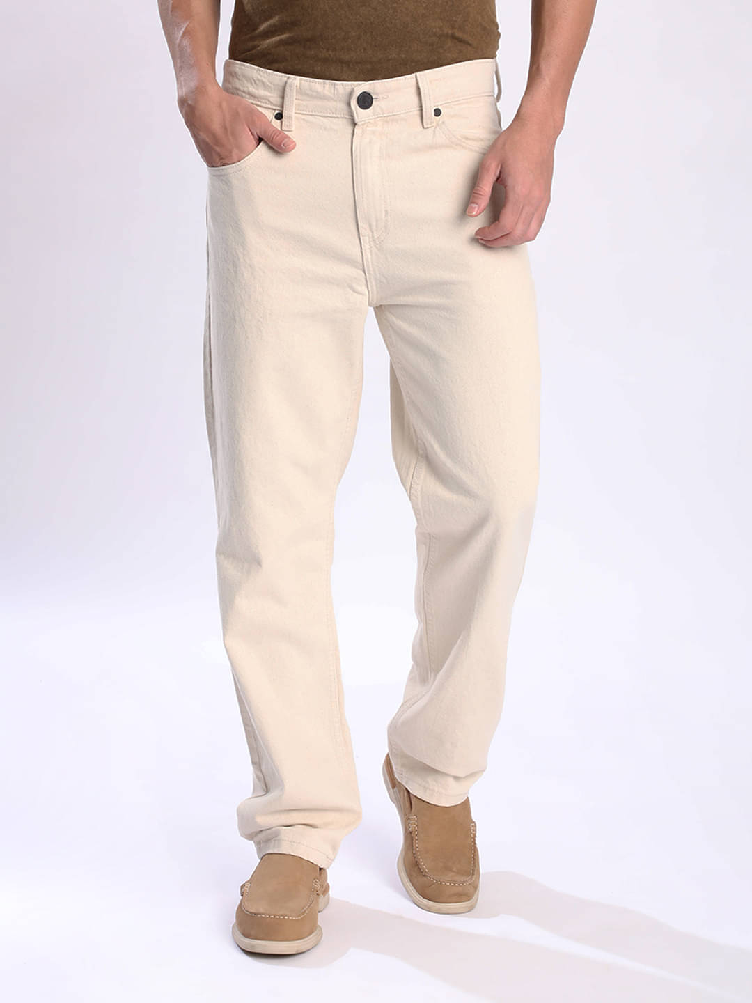 Bene Kleed Relaxed Clean Look Men's Jeans - Beige ( Pack of 1 ) Bene Kleed Relaxed Clean Look Men's Jeans - Beige ( Pack of 1 )