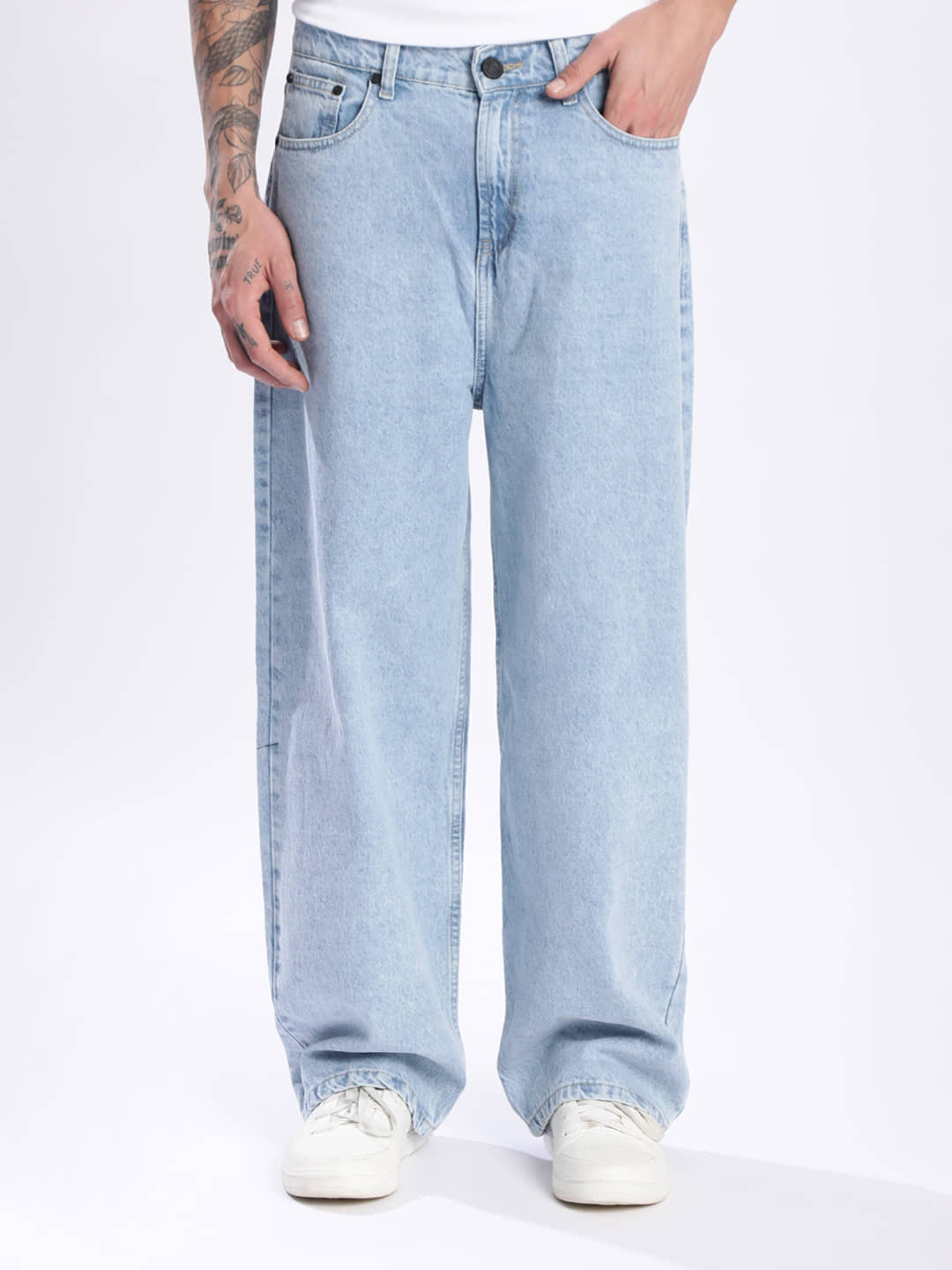Bene Kleed Washed Men's Jeans - Blue ( Pack of 1 ) - Jeans | Buy online on ZillyBuy