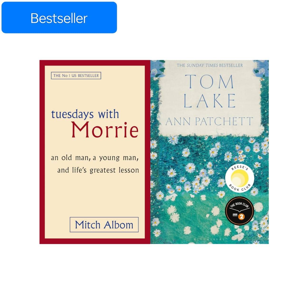 Bestselling Books Tom Lake & Tuesdays with Morrie By Mitch Albom & Ann Patchett Bestselling Books Tom Lake & Tuesdays with Morrie By Mitch Albom & Ann Patchett