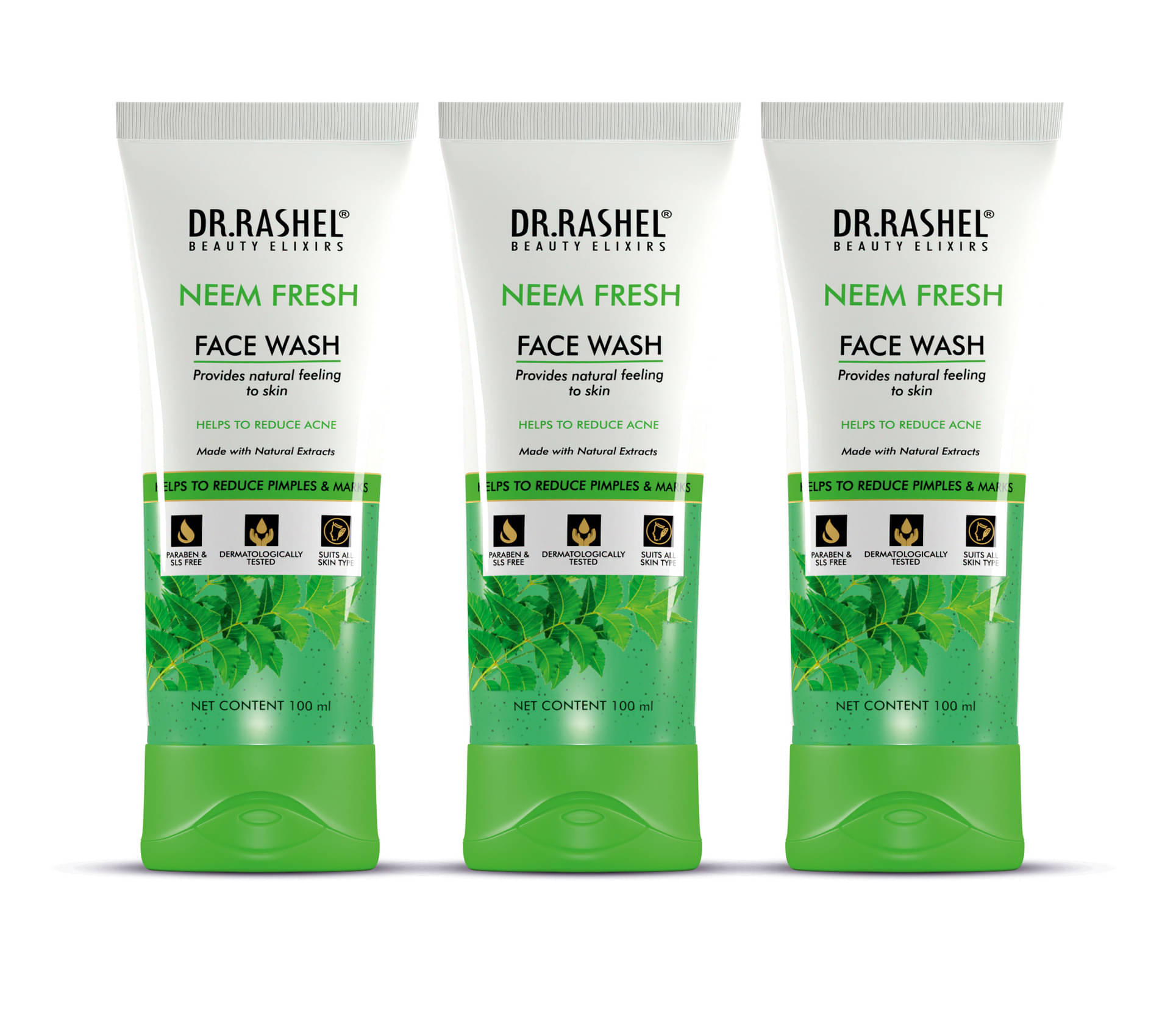 DR.RASHEL - Acne or Blemishes Removal Face Wash For All Skin Type ( Pack of 3 ) DR.RASHEL - Acne or Blemishes Removal Face Wash For All Skin Type ( Pack of 3 )