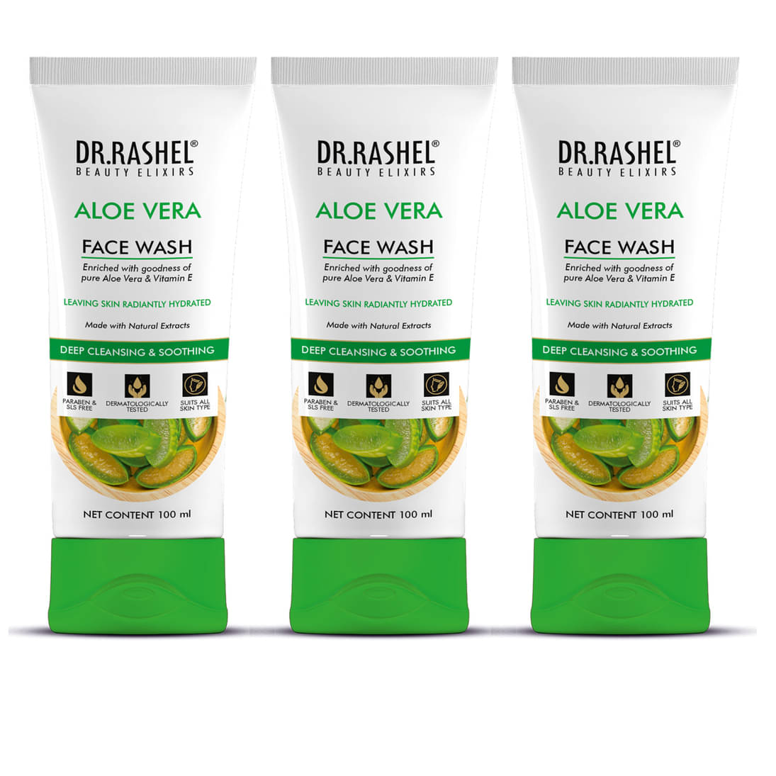     			DR.RASHEL - Deep Nourishment Face Wash For All Skin Type ( Pack of 3 )