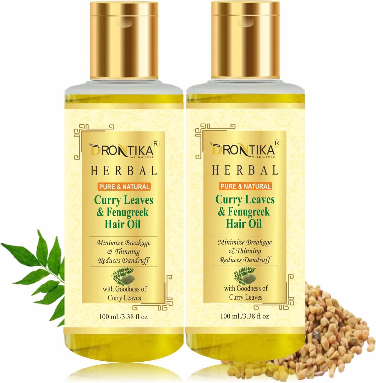DRONTIKA Anti Dandruff Bhringraj Oil 200 ml ( Pack of 2 ) DRONTIKA Anti Dandruff Bhringraj Oil 200 ml ( Pack of 2 )