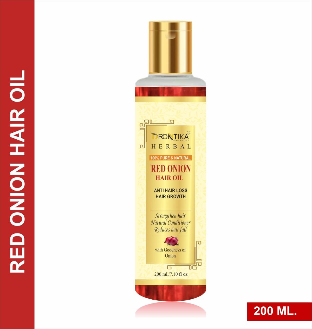 DRONTIKA Anti Dandruff Onion Oil 200 ml ( Pack of 1 ) DRONTIKA Anti Dandruff Onion Oil 200 ml ( Pack of 1 )