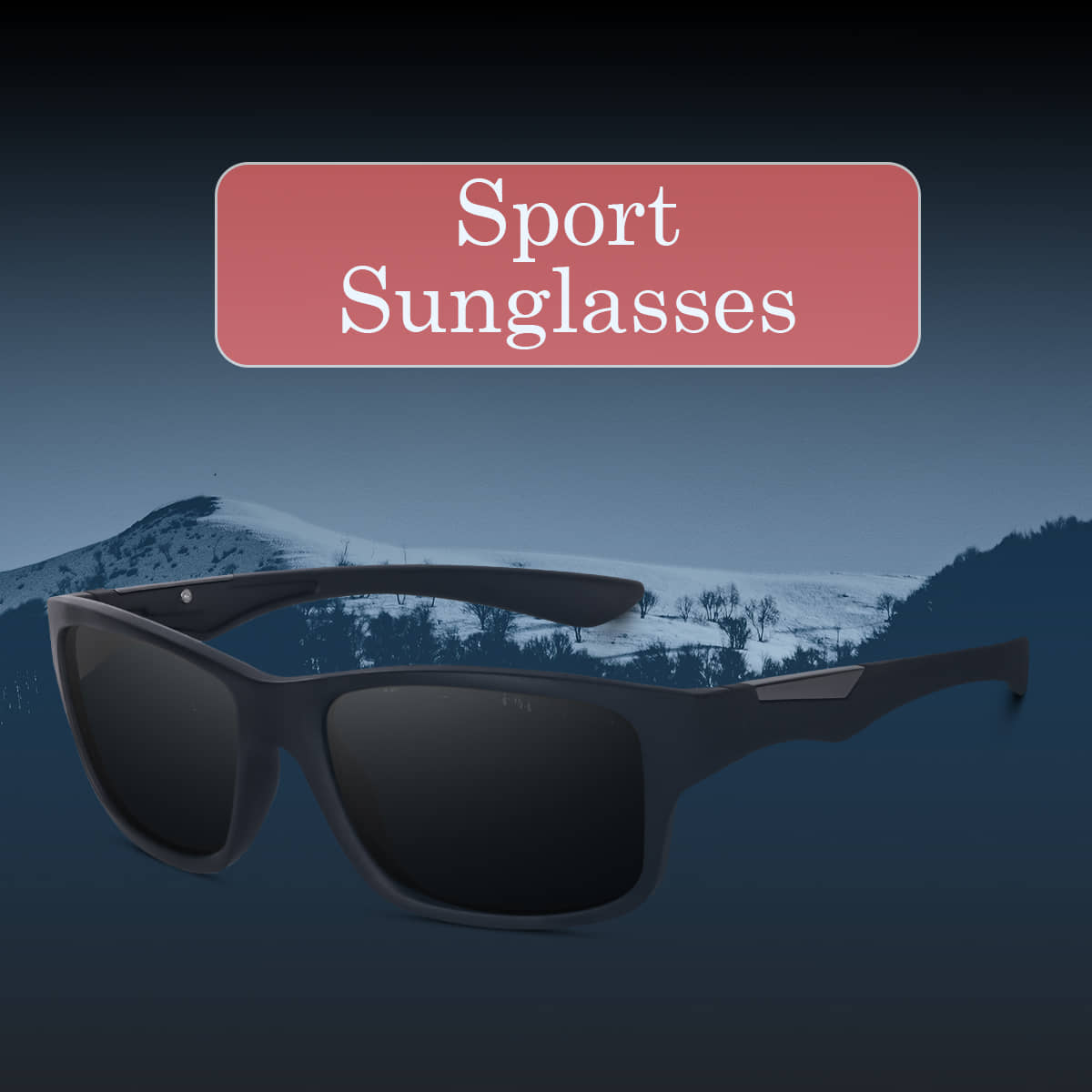 David Martin Black Oversized Sunglasses ( Pack of 1 ) - Sunglasses | Buy online on ZillyBuy