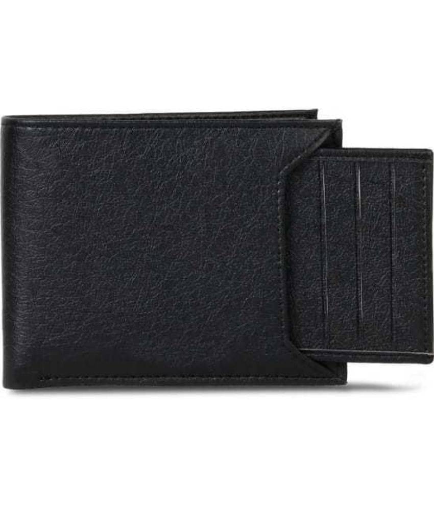     			JDL 100% Leather Solid Men's Regular Wallet With 9 Slots For Card ( Black , Pack of 1 )