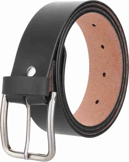     			JDL - Black 100% Leather Men's Casual Belt ( Pack of 1 )