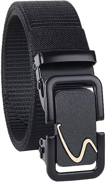     			JDL - Black Nylon Men's Casual Belt ( Pack of 1 )