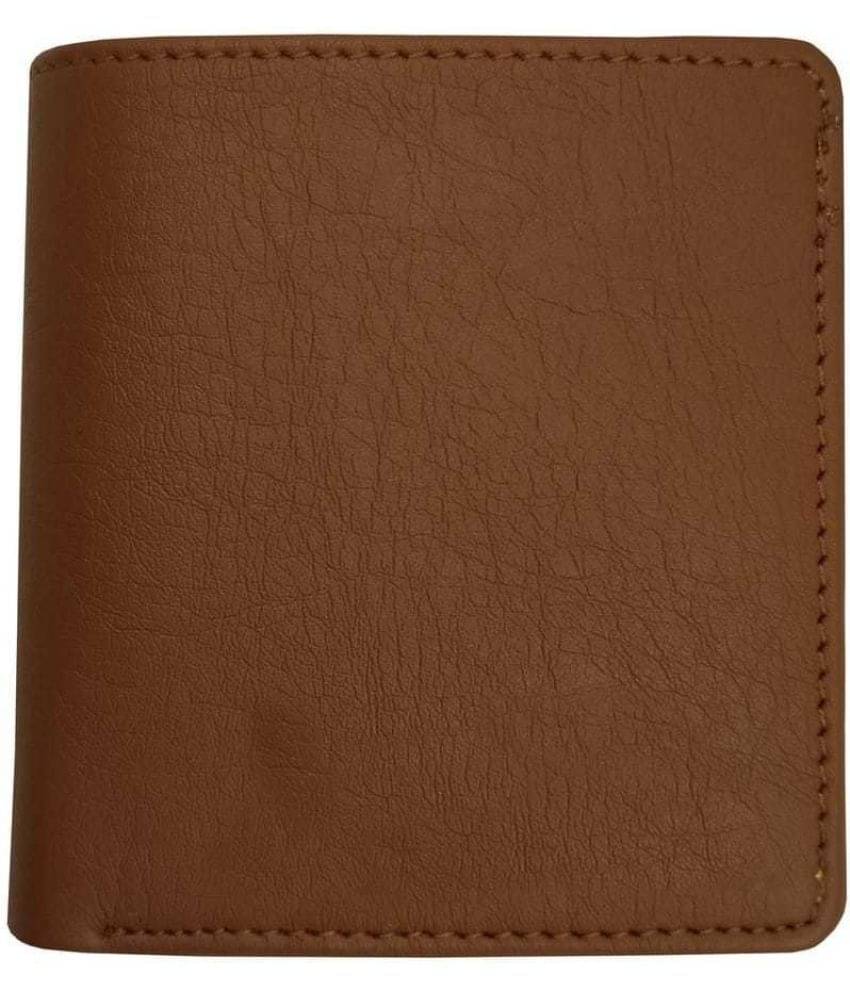     			JDL PU Solid Men's Regular Wallet With 10 Slots For Card ( Tan , Pack of 1 )