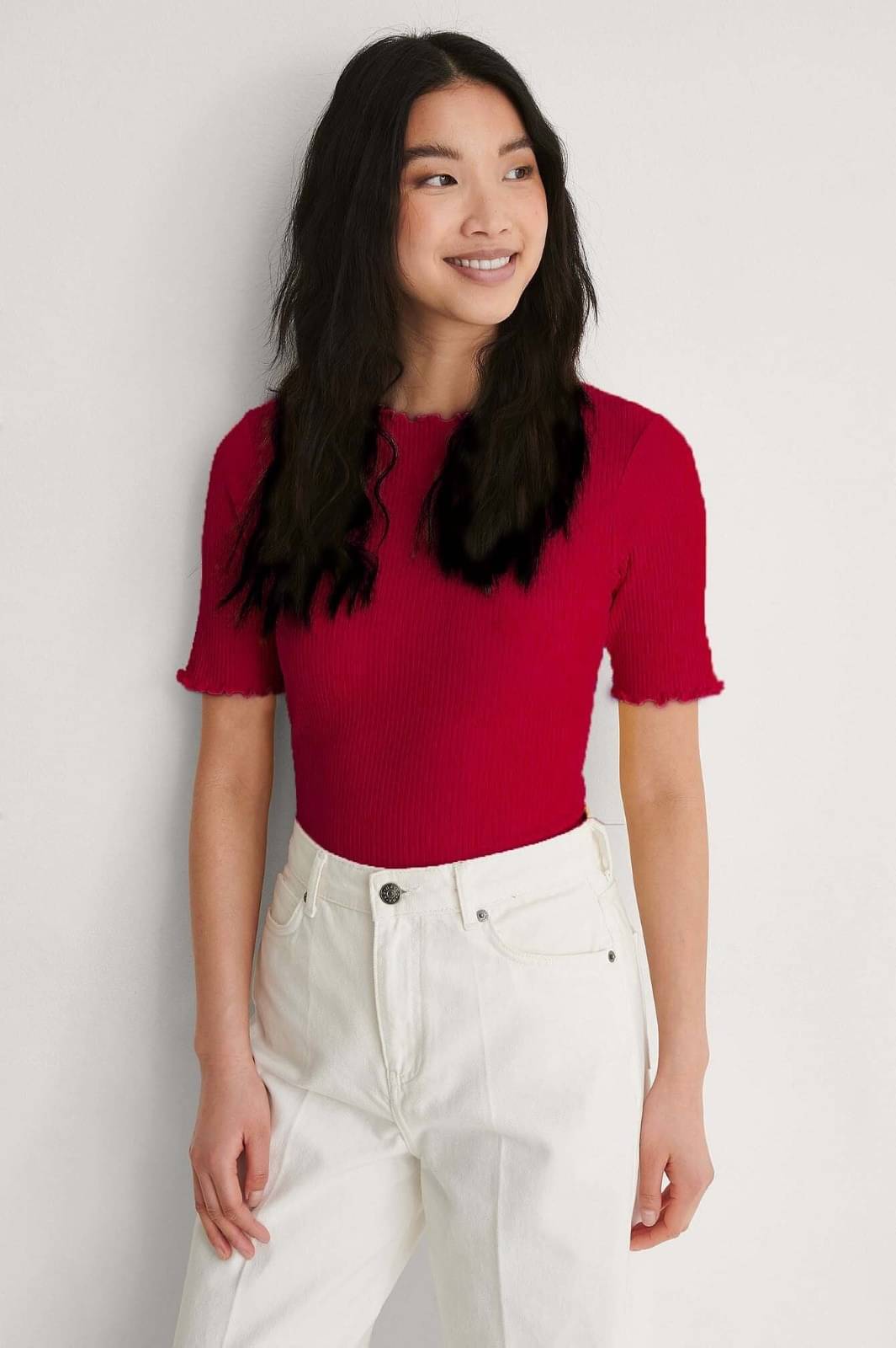     			Redamancii Women's Cotton Blend Regular Top ( Maroon )