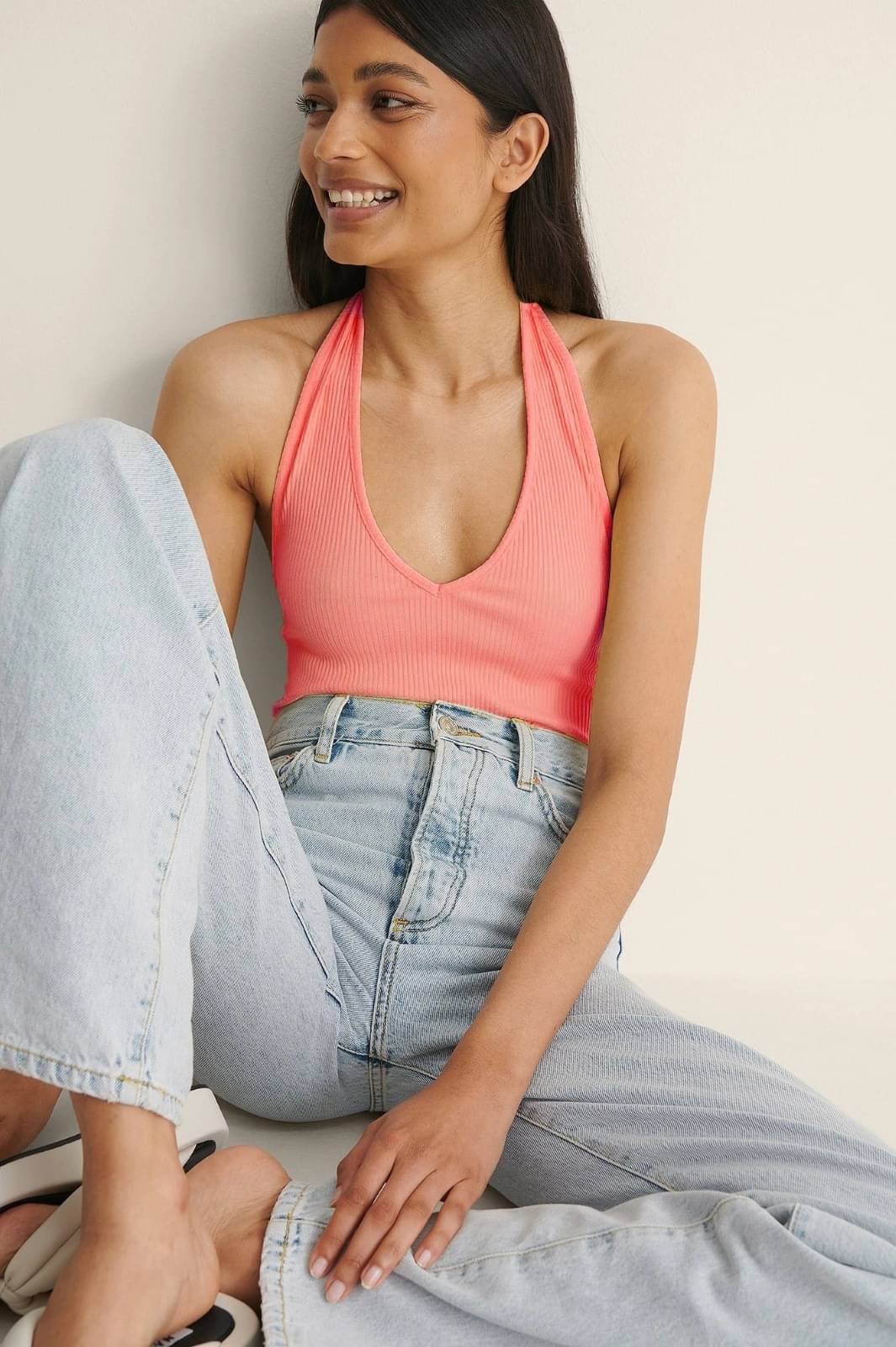     			Redamancii Women's Cotton Blend Tank Top ( Pink )