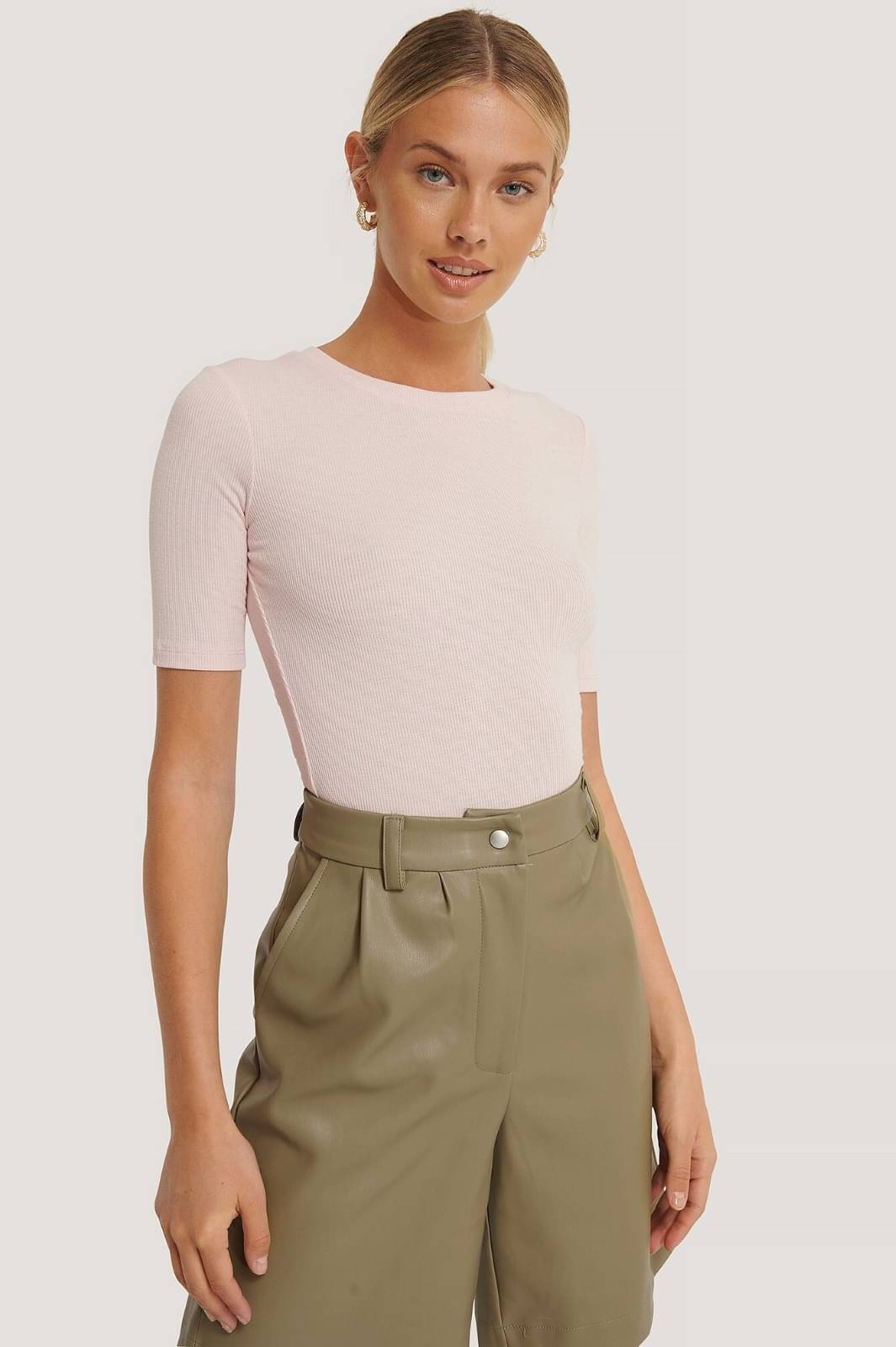 Redamancii Women's Cotton Blend Regular Top ( Pink )     			Redamancii Women's Cotton Blend Regular Top ( Pink )