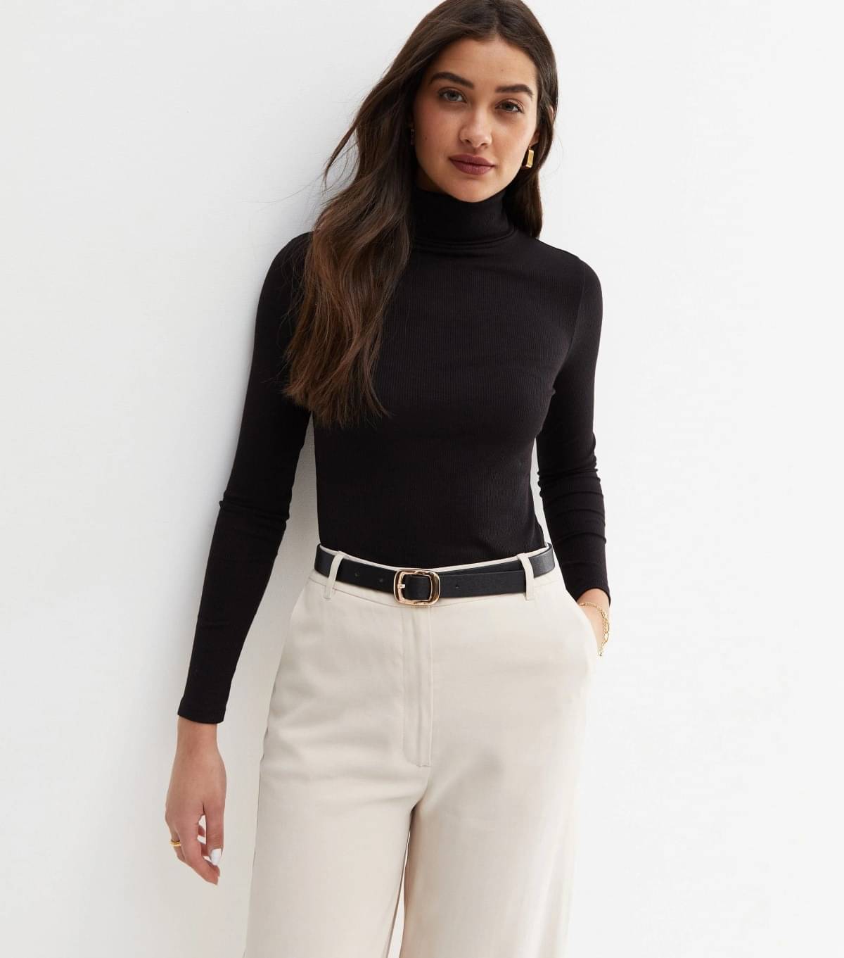 Redamancii Women's Cotton Blend Regular Top ( Black ) Redamancii Women's Cotton Blend Regular Top ( Black )