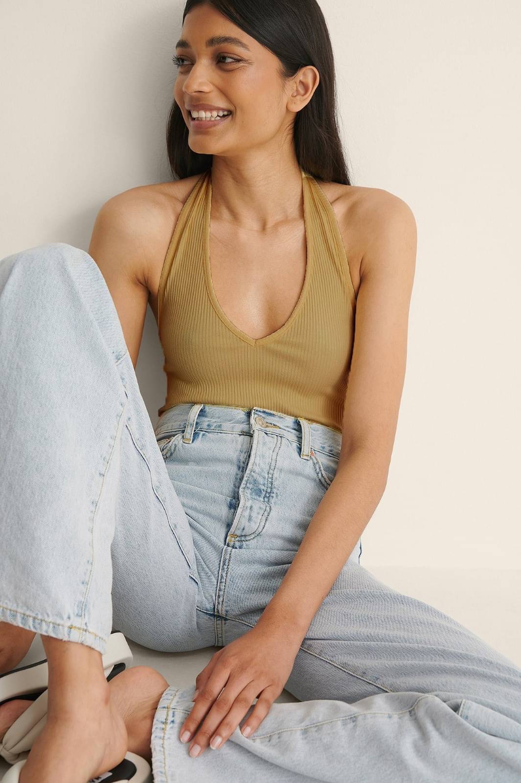 Redamancii Women's Cotton Blend Tank Top ( Brown ) Redamancii Women's Cotton Blend Tank Top ( Brown )
