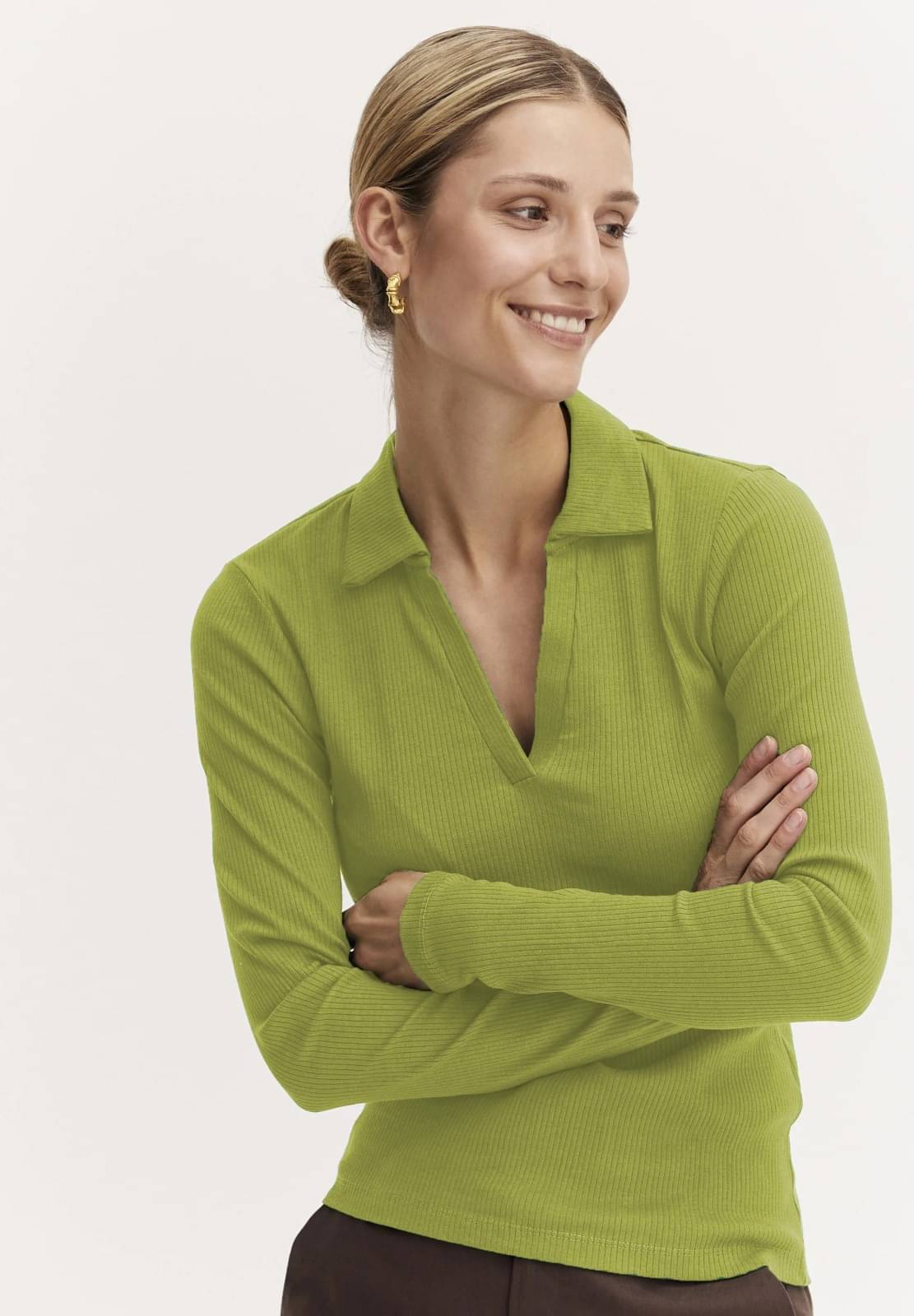     			Redamancii Women's Cotton Blend Regular Top ( Green )