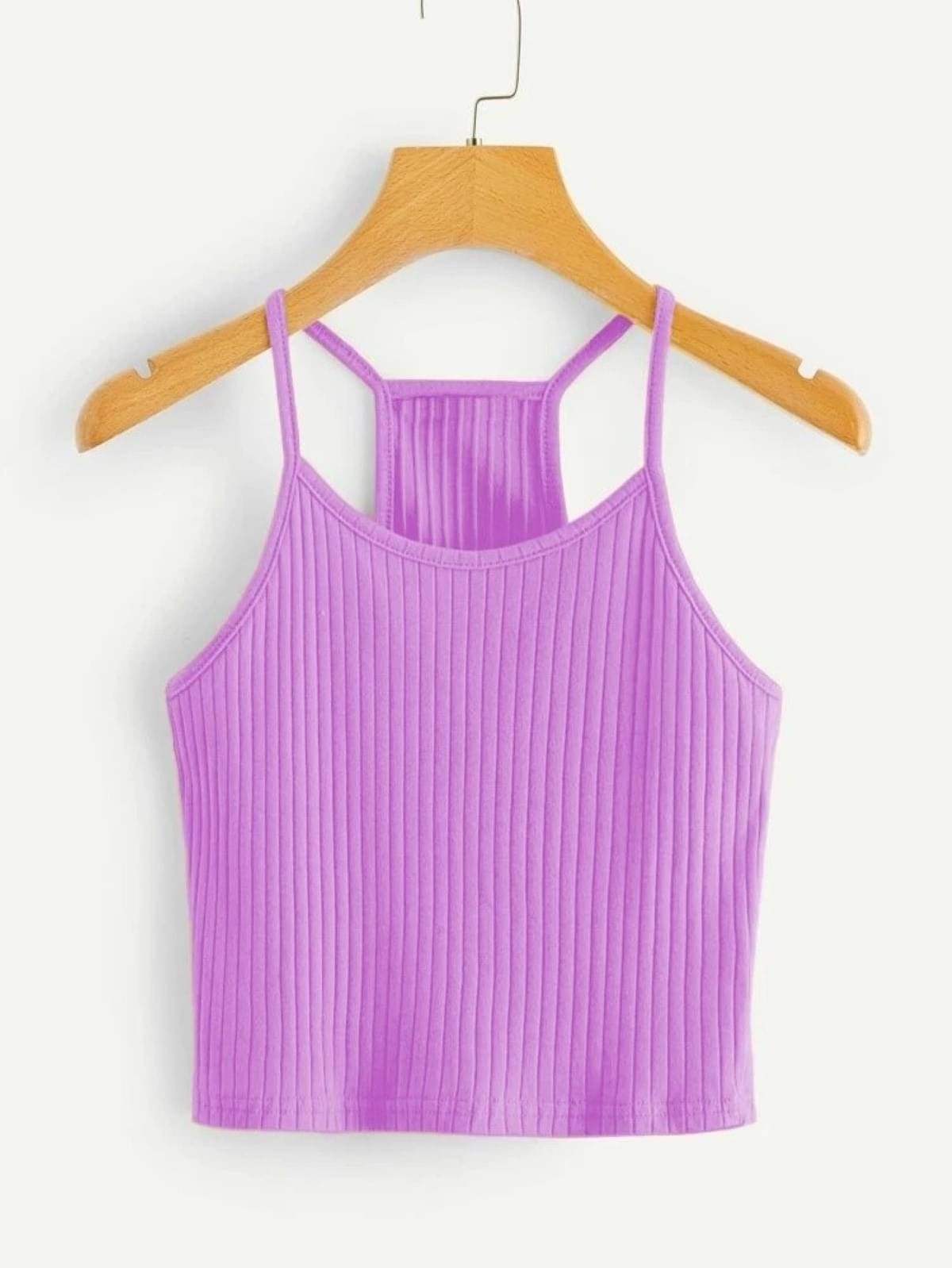 Redamancii Women's Cotton Blend Tank Top ( Purple )     			Redamancii Women's Cotton Blend Tank Top ( Purple )