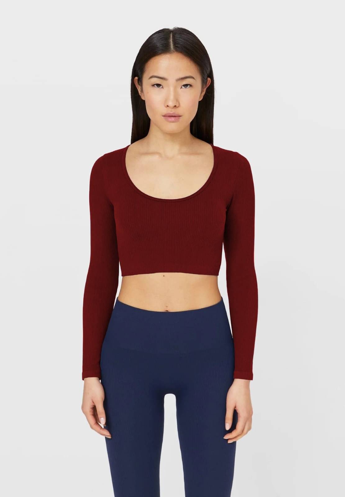     			Redamancii Women's Cotton Crop Top ( Maroon )