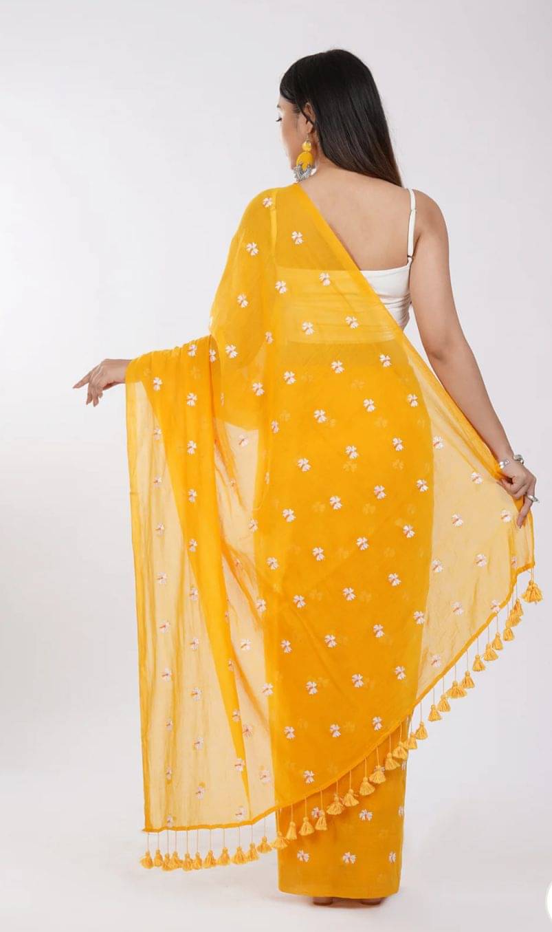     			SARADA HANDLOOM Cotton Woven Saree With Unstitched Blouse Piece ( Coffee )