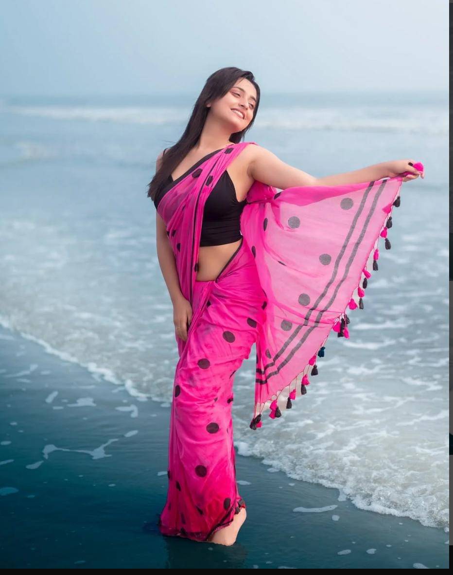     			SARADA HANDLOOM Cotton Woven Saree With Unstitched Blouse Piece ( Pink )