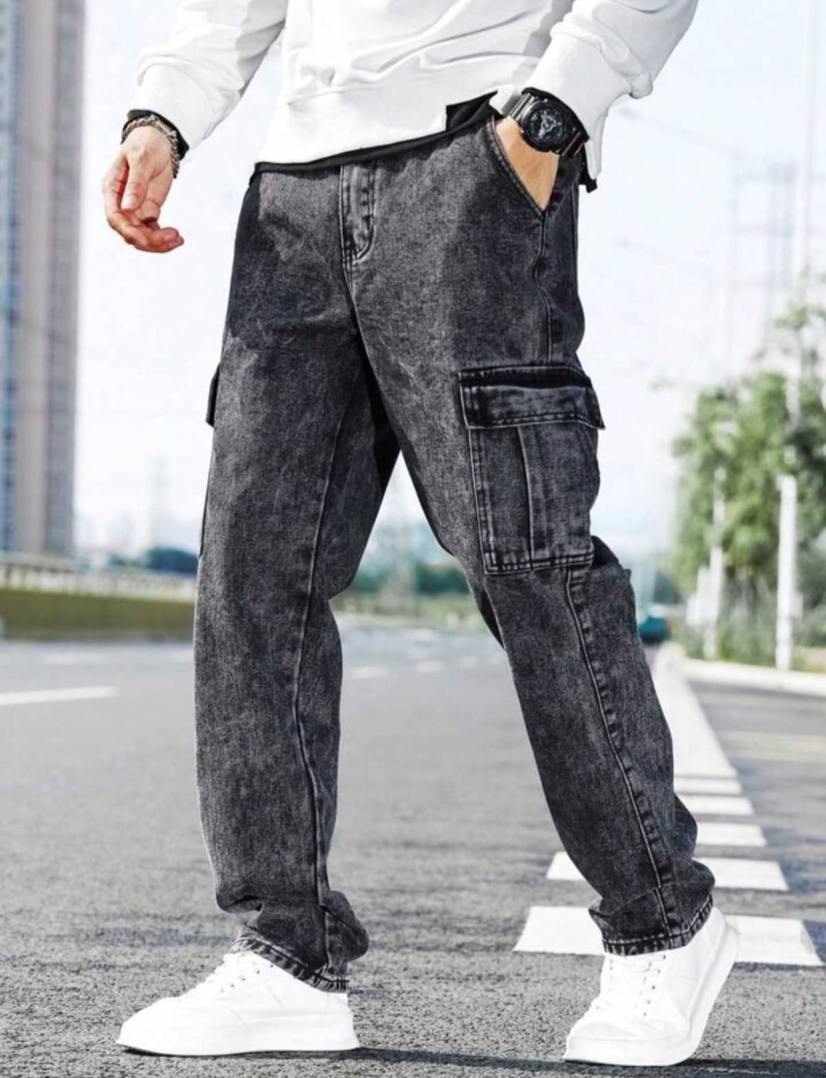    			SiNK DENIMS Regular Fit Clean Look Men's Jeans - Grey ( Pack of 1 )