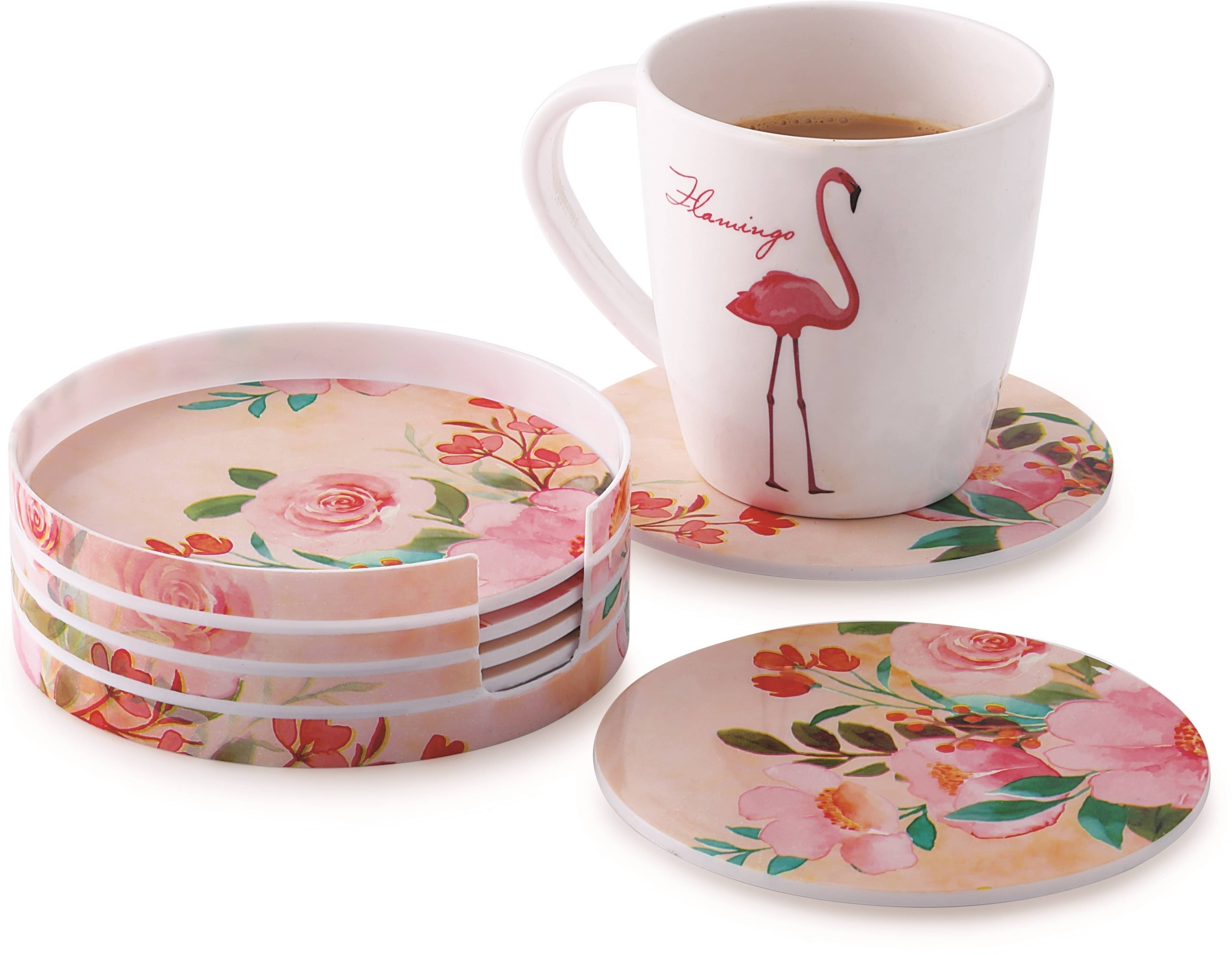     			SunLife Set of 6 PVC Coaster