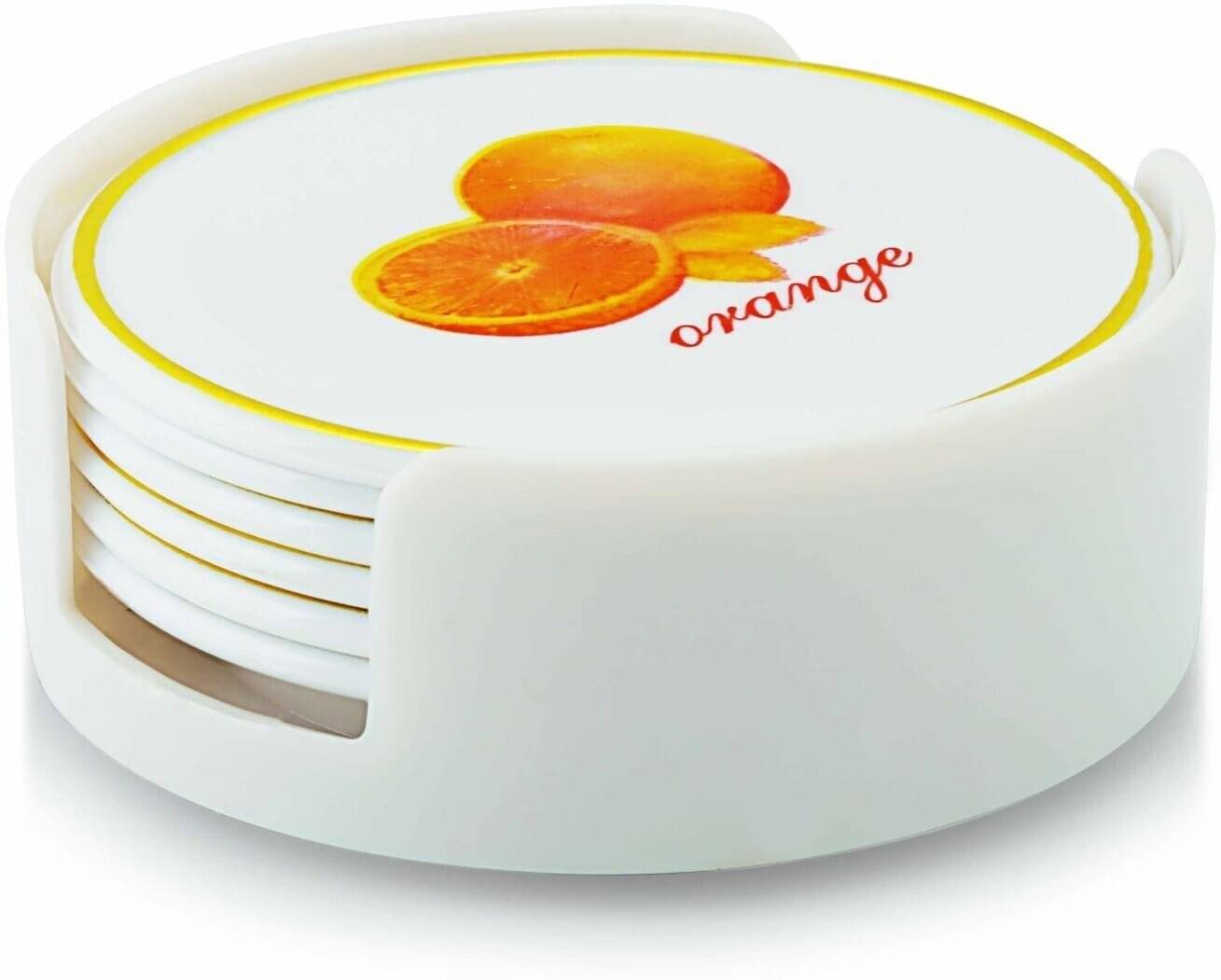     			SunLife Set of 6 PVC Coaster