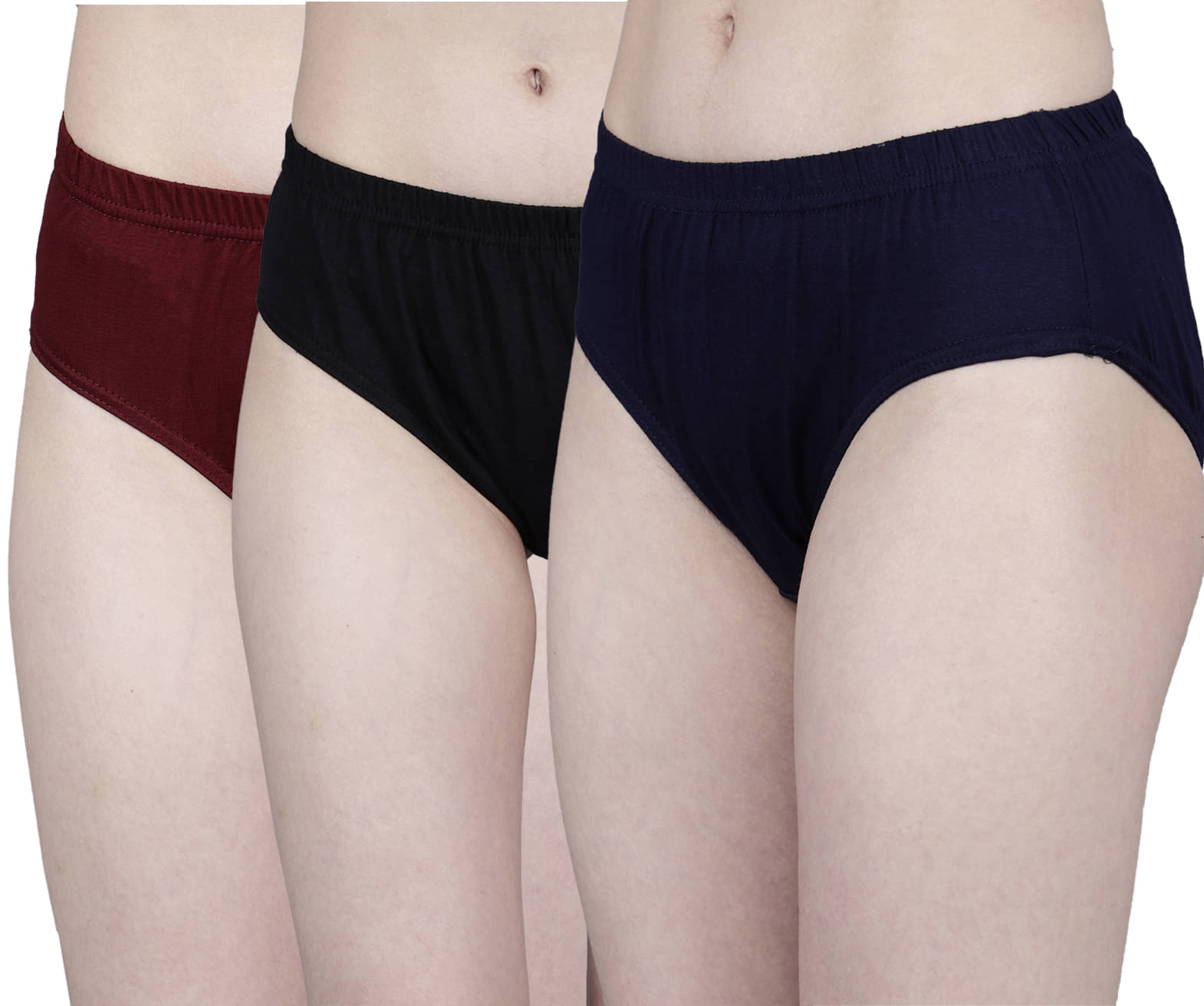 Texfro Pack of 3 Cotton Hipster For Women ( Multicolor ) Texfro Pack of 3 Cotton Hipster For Women ( Multicolor )