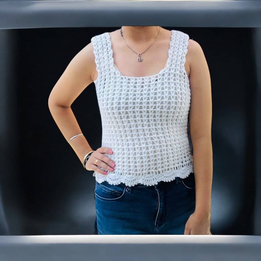     			The Creators Women's Woollen Regular Top ( White )