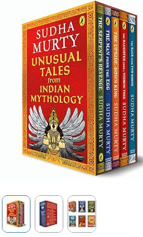     			Unusual Tales from Indian Mythology Sudha Murty’s bestselling series of Unusual Tales from Indian Mythology| 5 books in 1 boxset